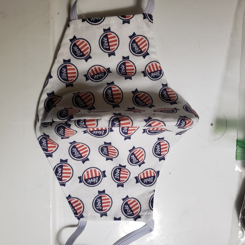 Vote theme Handmade Face Mask